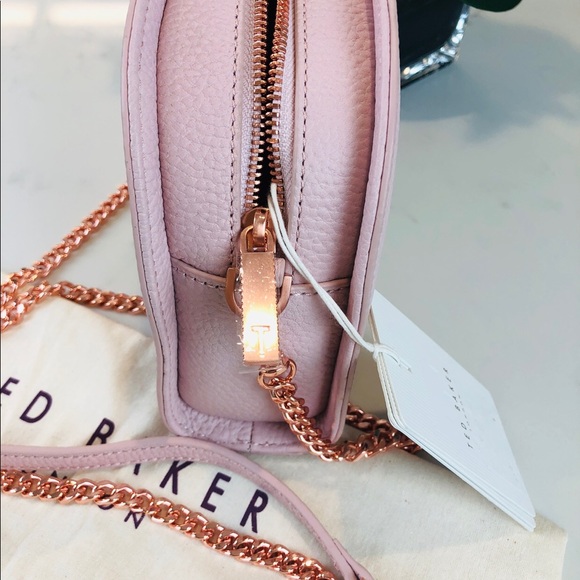 NWT Ted Baker leather pom Pom x body bag - Picture 6 of 8